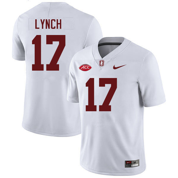 John Lynch Stanford Jersey,Stanford Cardinal #17 John Lynch Football Jersey Stitched-White